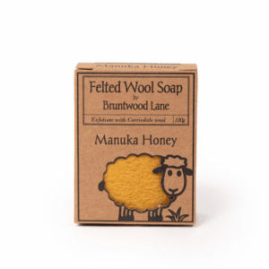Felted Wool Soap手工羊毛毡香皂-蜂蜜味100g